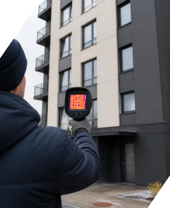 Тепловизионное обследование зданий в Надыме от 5189 р. | ЭкспертизаРоссия